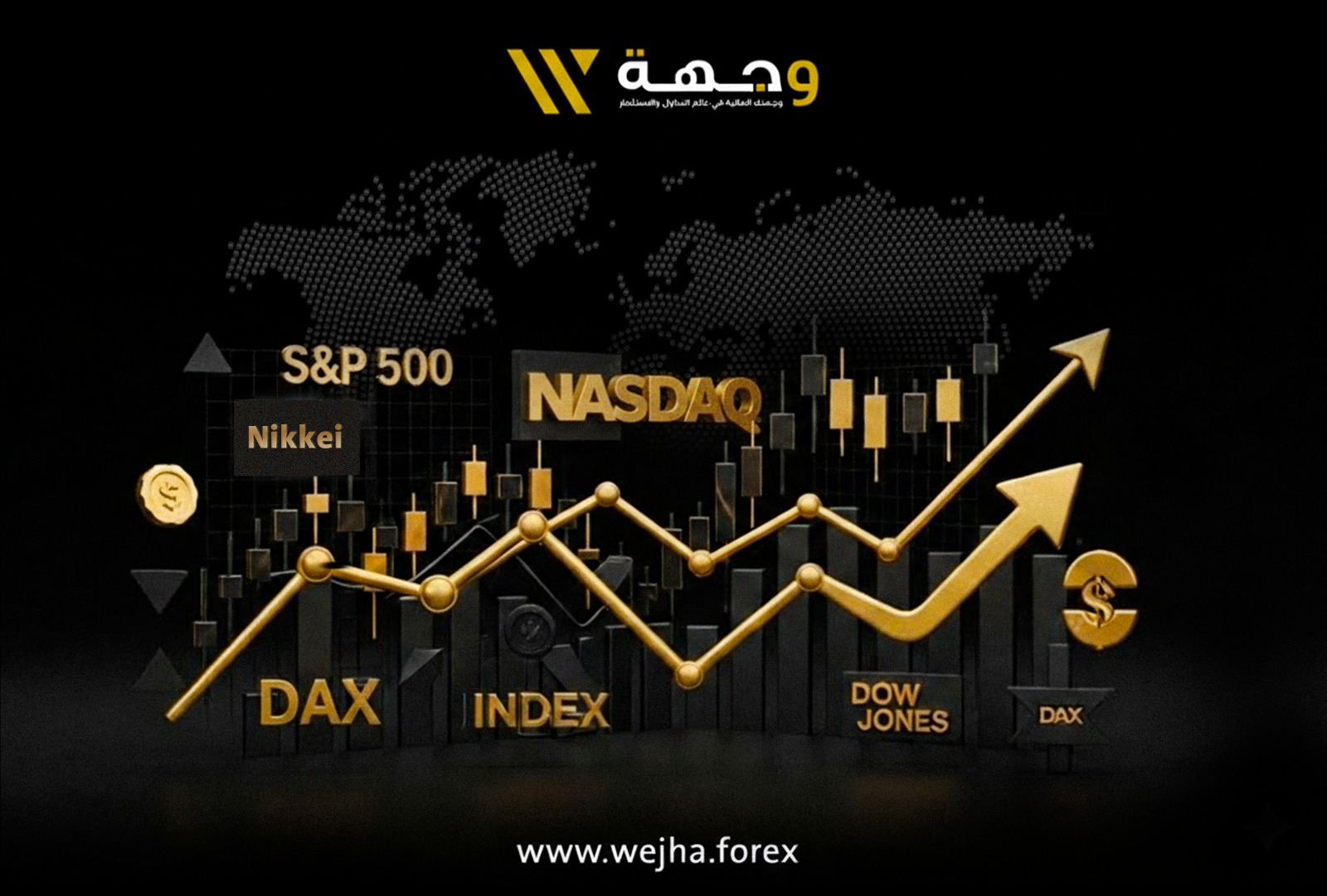 تداول مؤشرات الأسهم العالمية: دليل مبسّط لفهمها واستخدامها في التداول