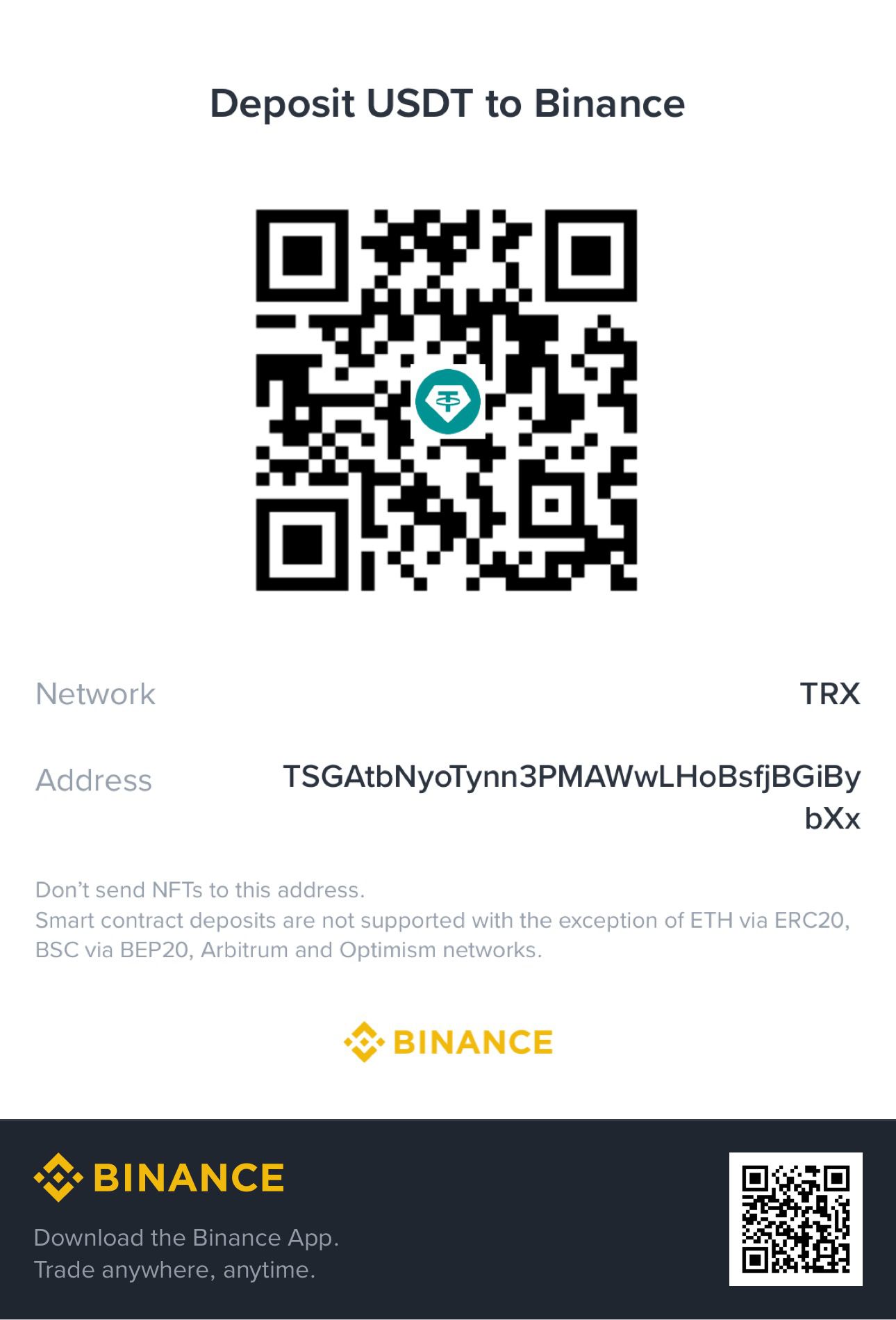 Crypto Payment - USDT (TRC20)